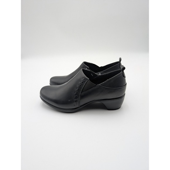 Romika Slip-On Shoes Womens Size 6.5 Black Leather Comfort Low Heel New Casual - Picture 2 of 7